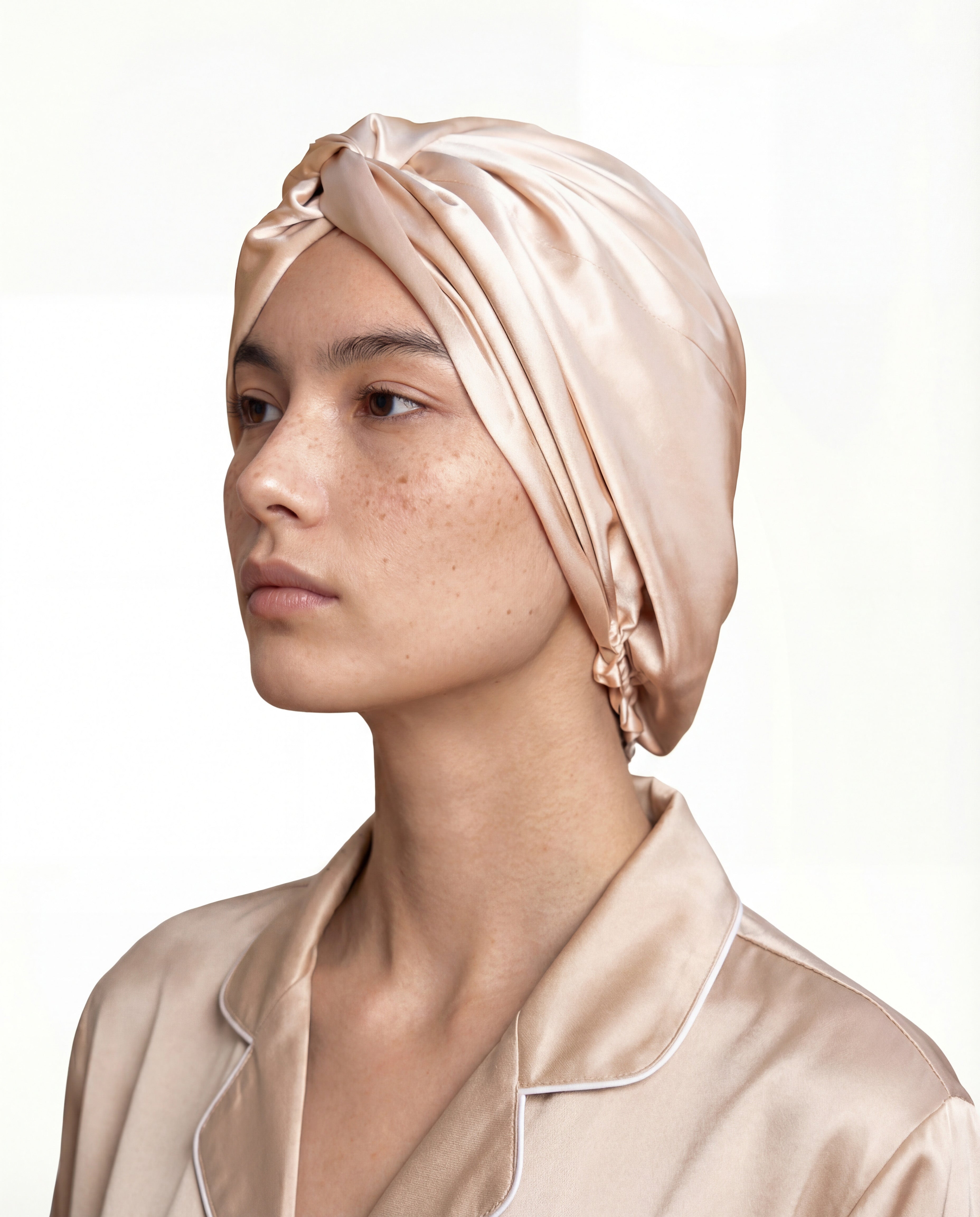 Champagne Silk Bonnet