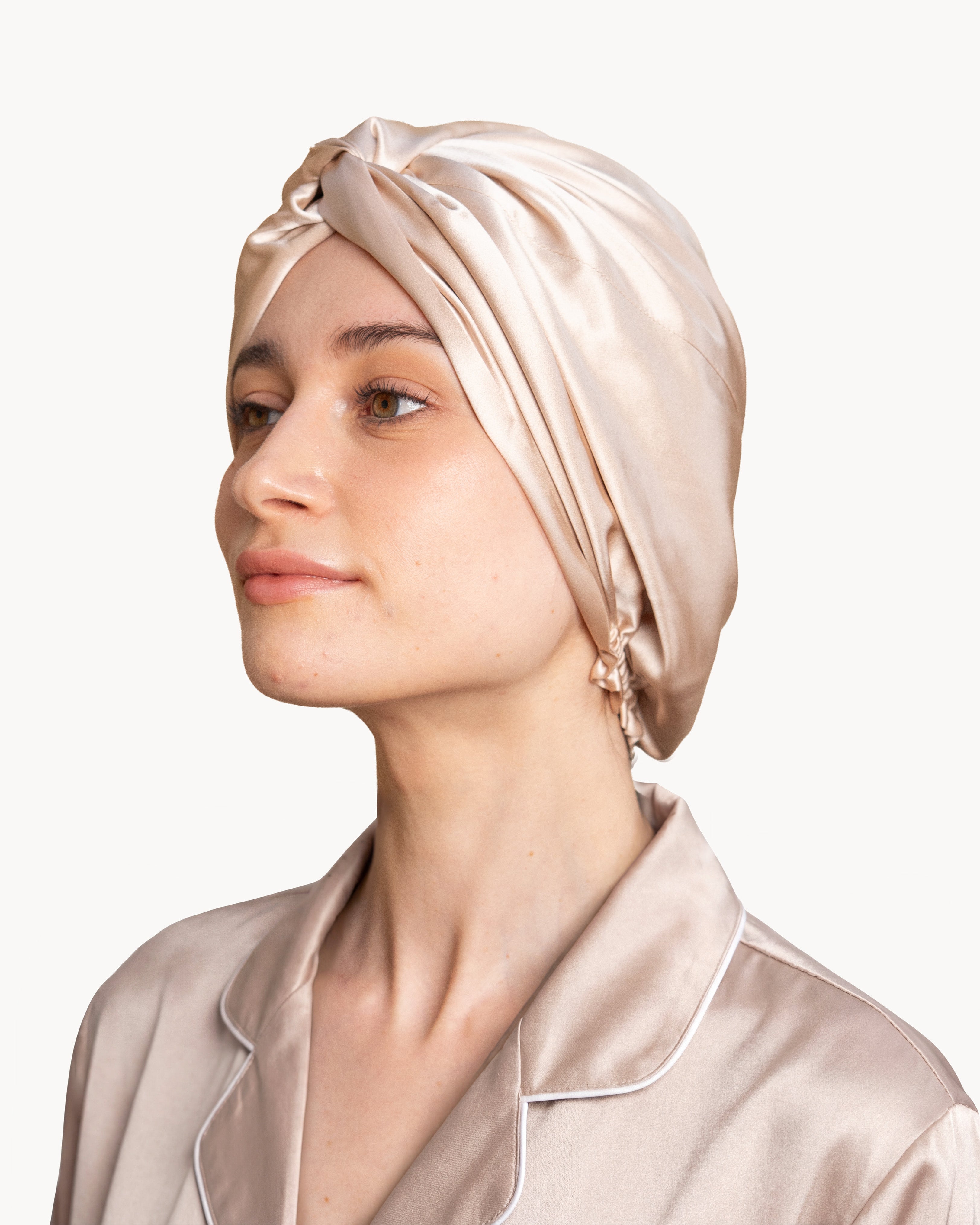Champagne Silk Bonnet