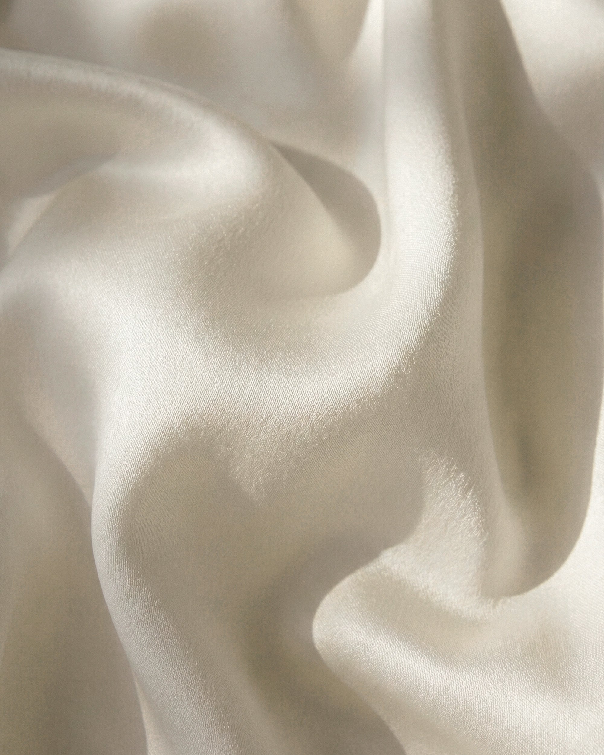 Ivory Silk Duvet Cover