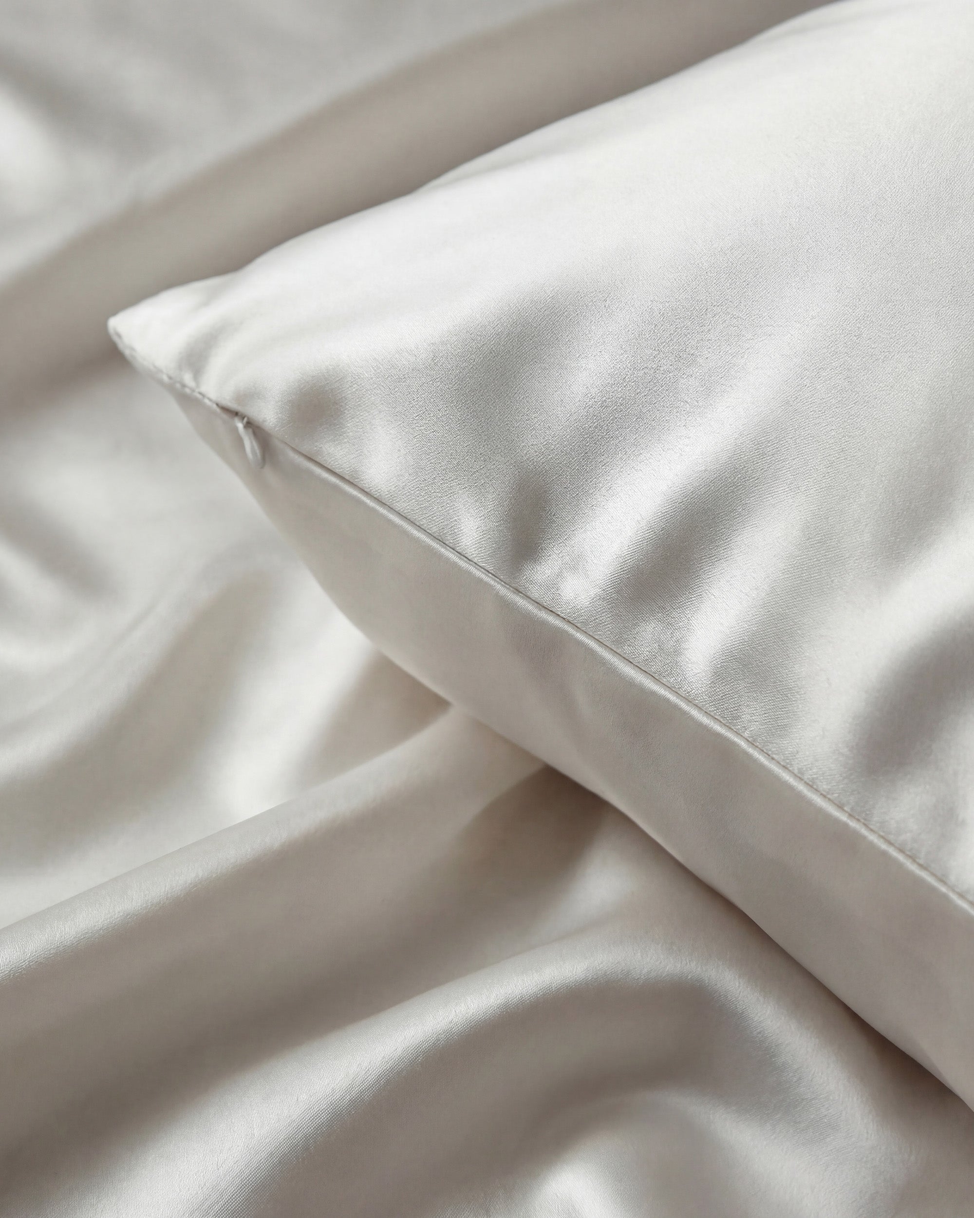Ivory Silk Pillowcase