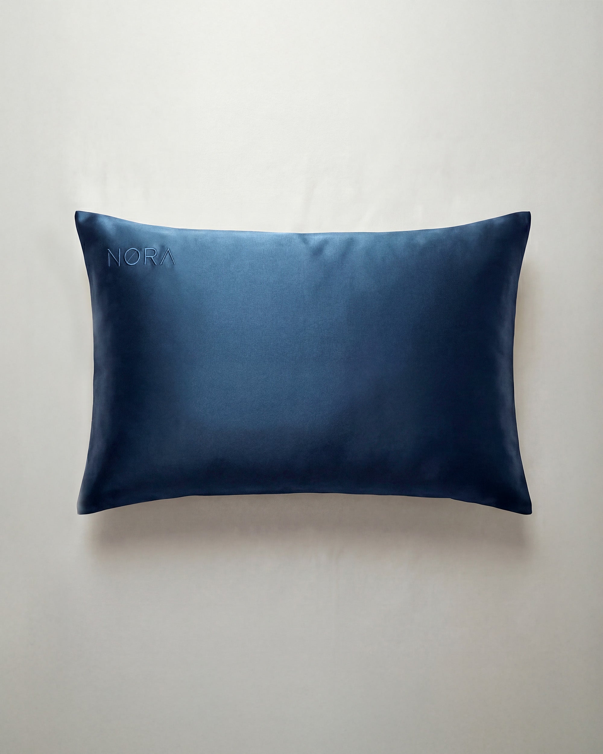 Navy Silk Pillowcase
