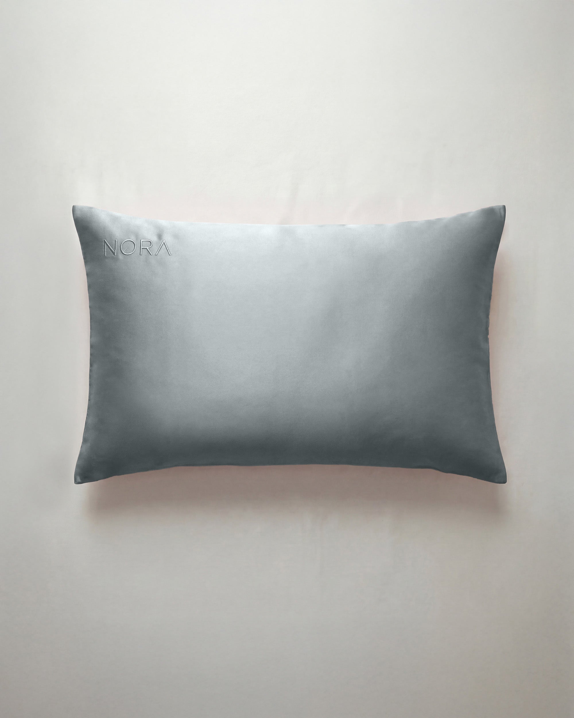 Silver Silk Pillowcase