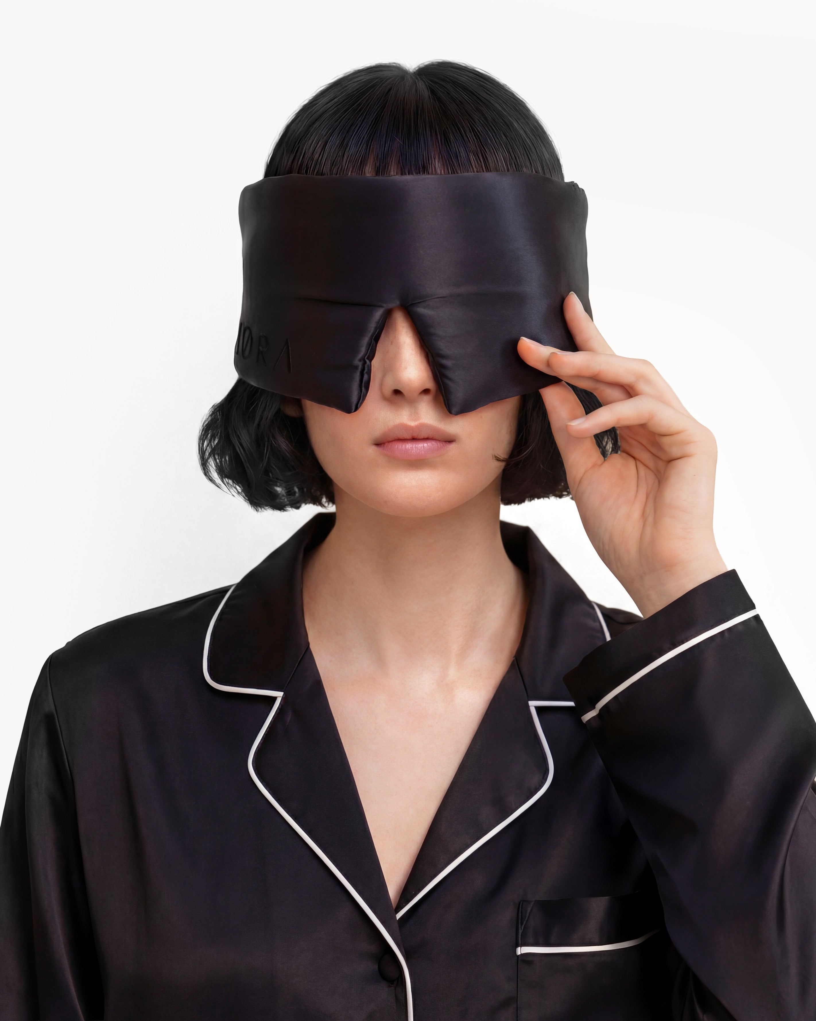 Black Silk Sleep Mask