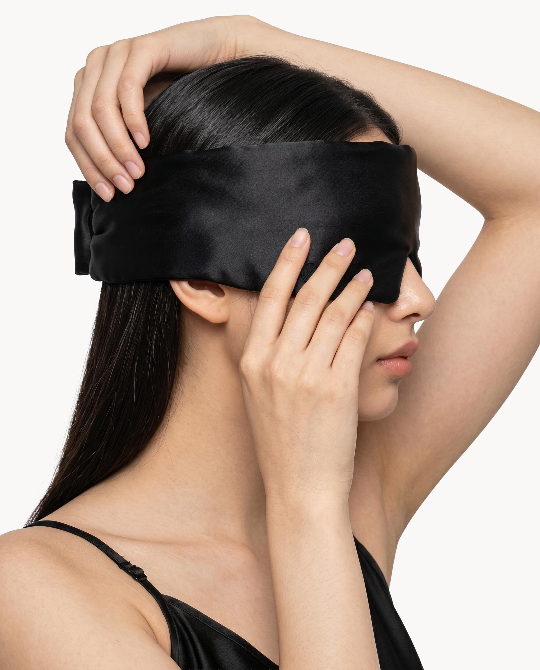 Black Silk Sleep Mask