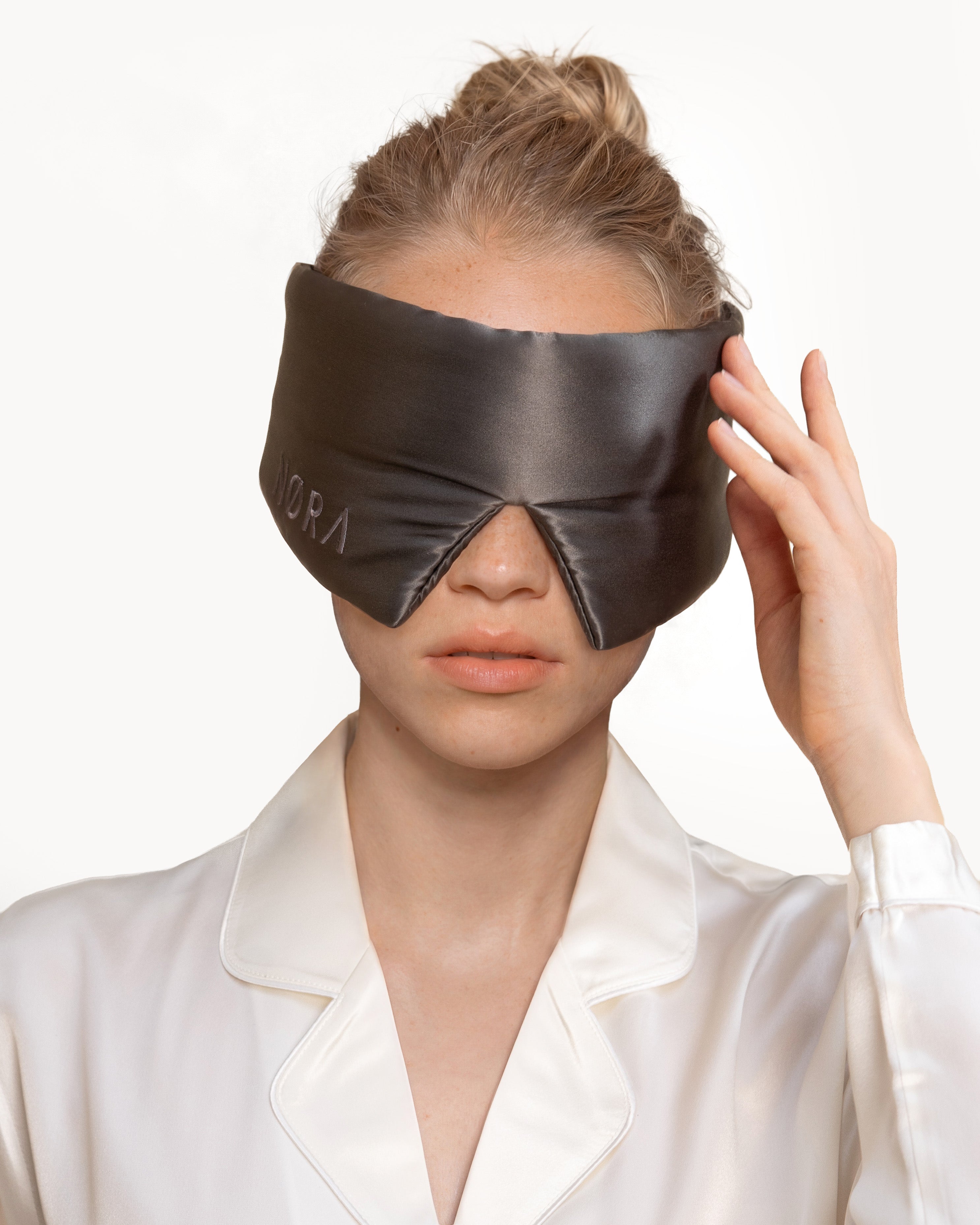 Dark Brown Silk Sleep Mask