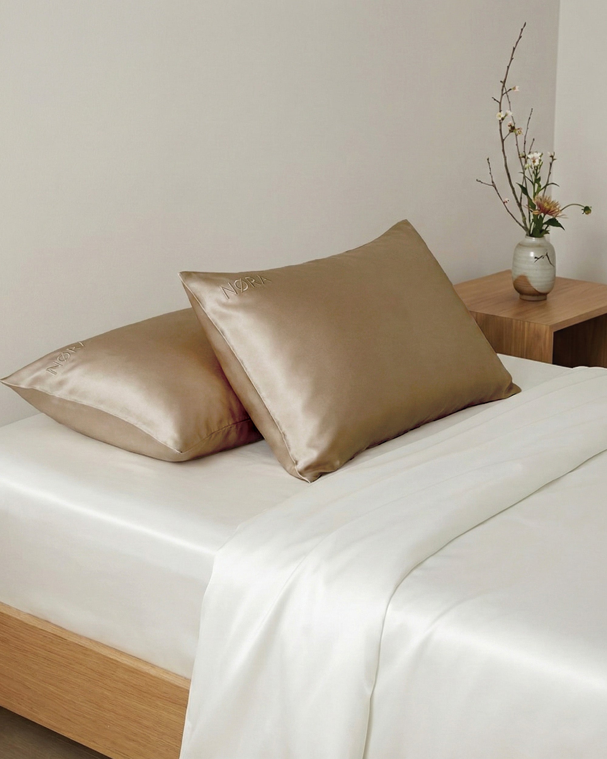 Champagne Silk Pillowcase