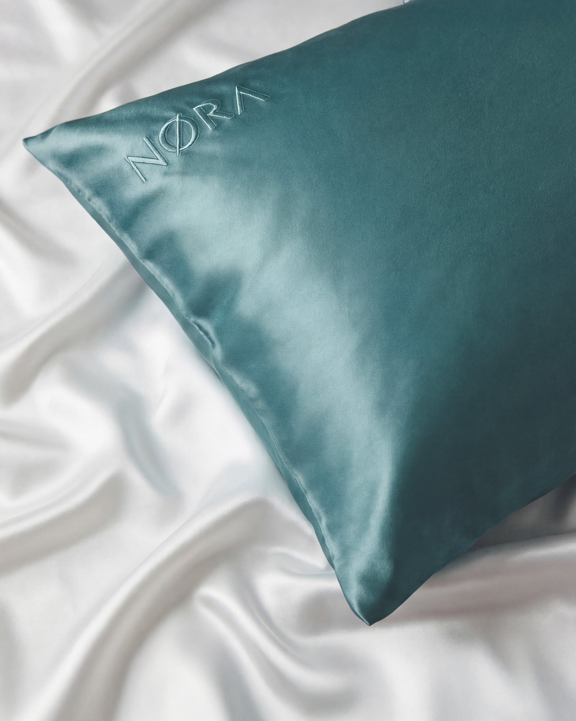 Light Green Silk Pillowcase
