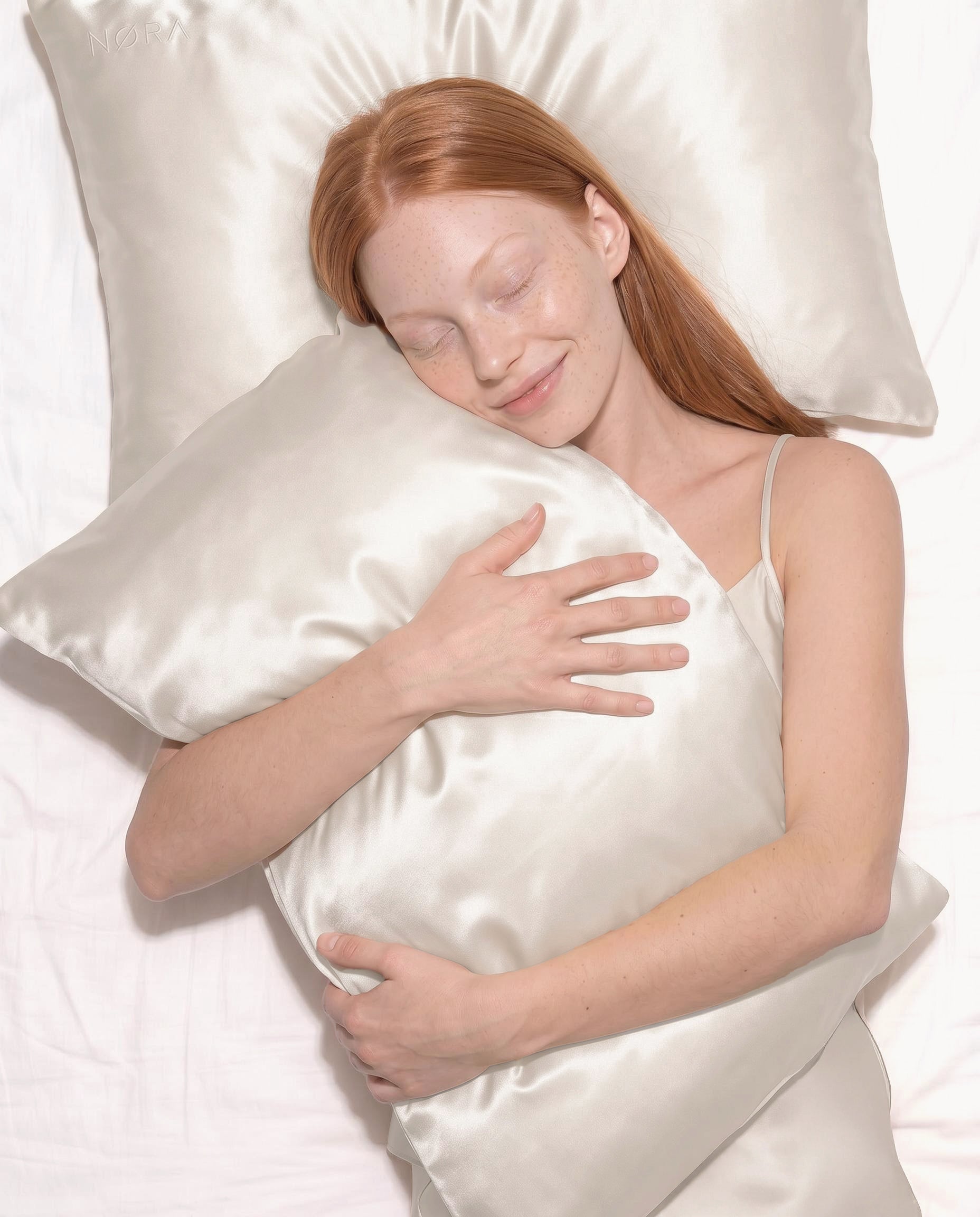 Ivory Silk Pillowcase