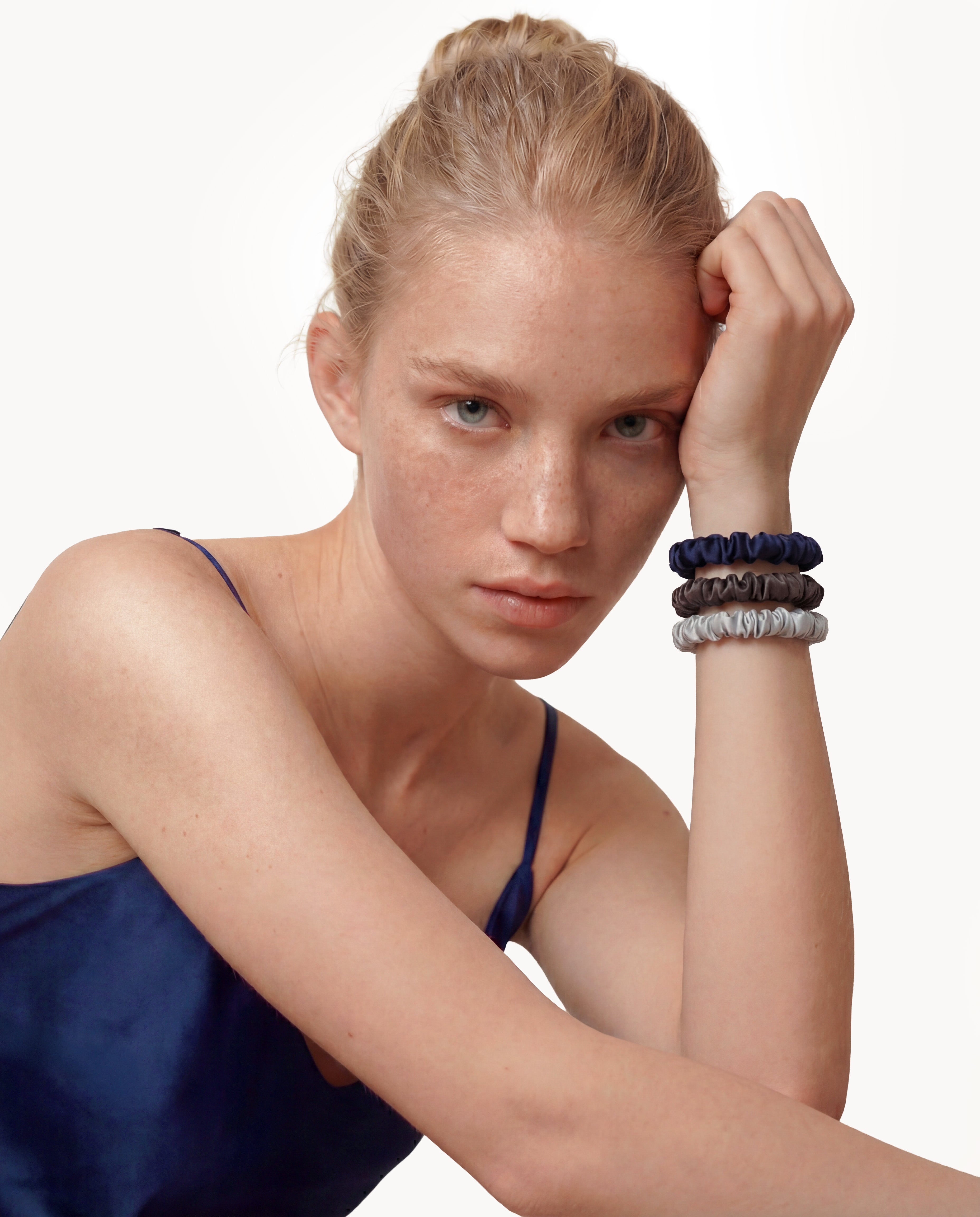 Nocturne Skinny Silk Scrunchies