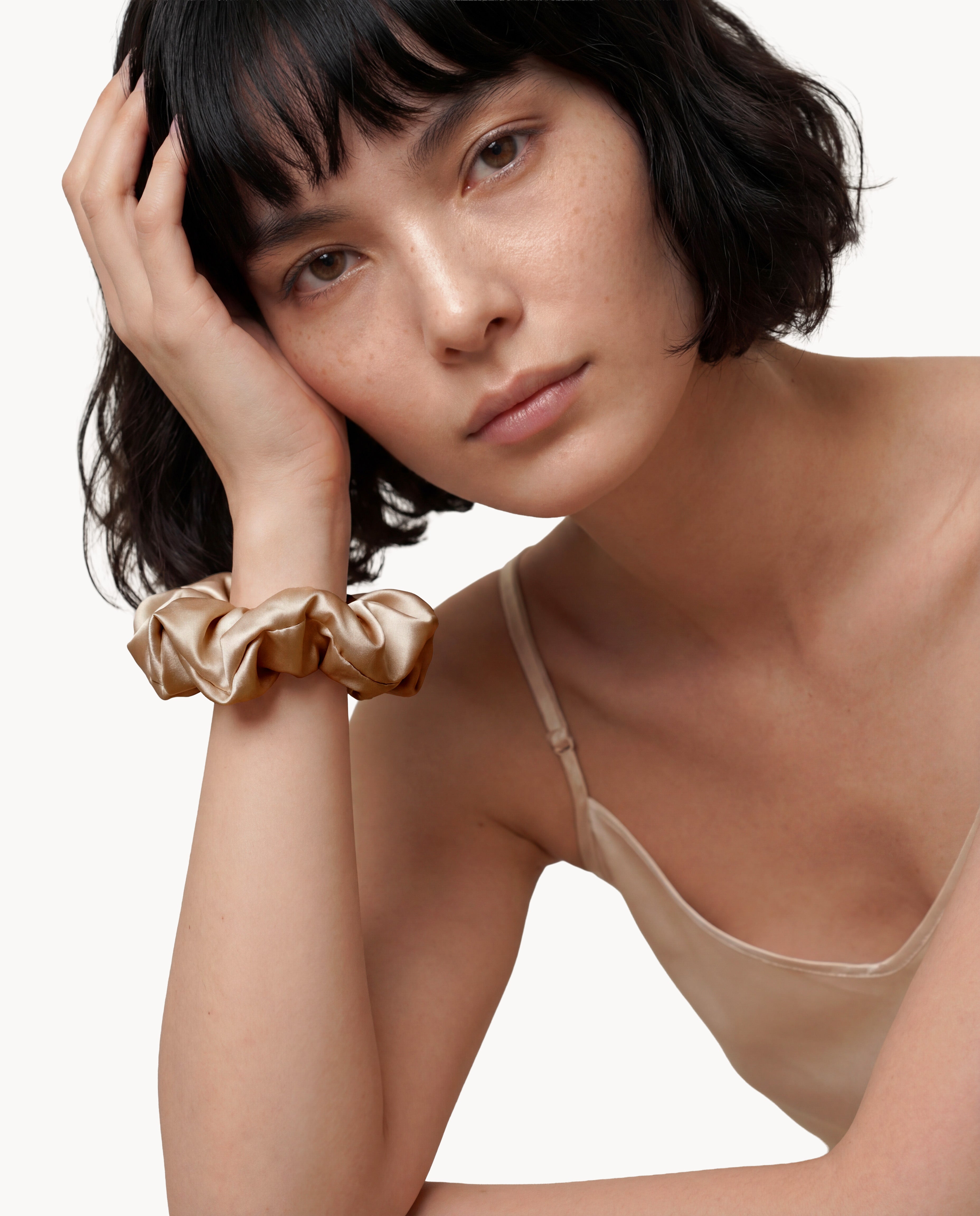 Trinity Large Silk Scrunchies