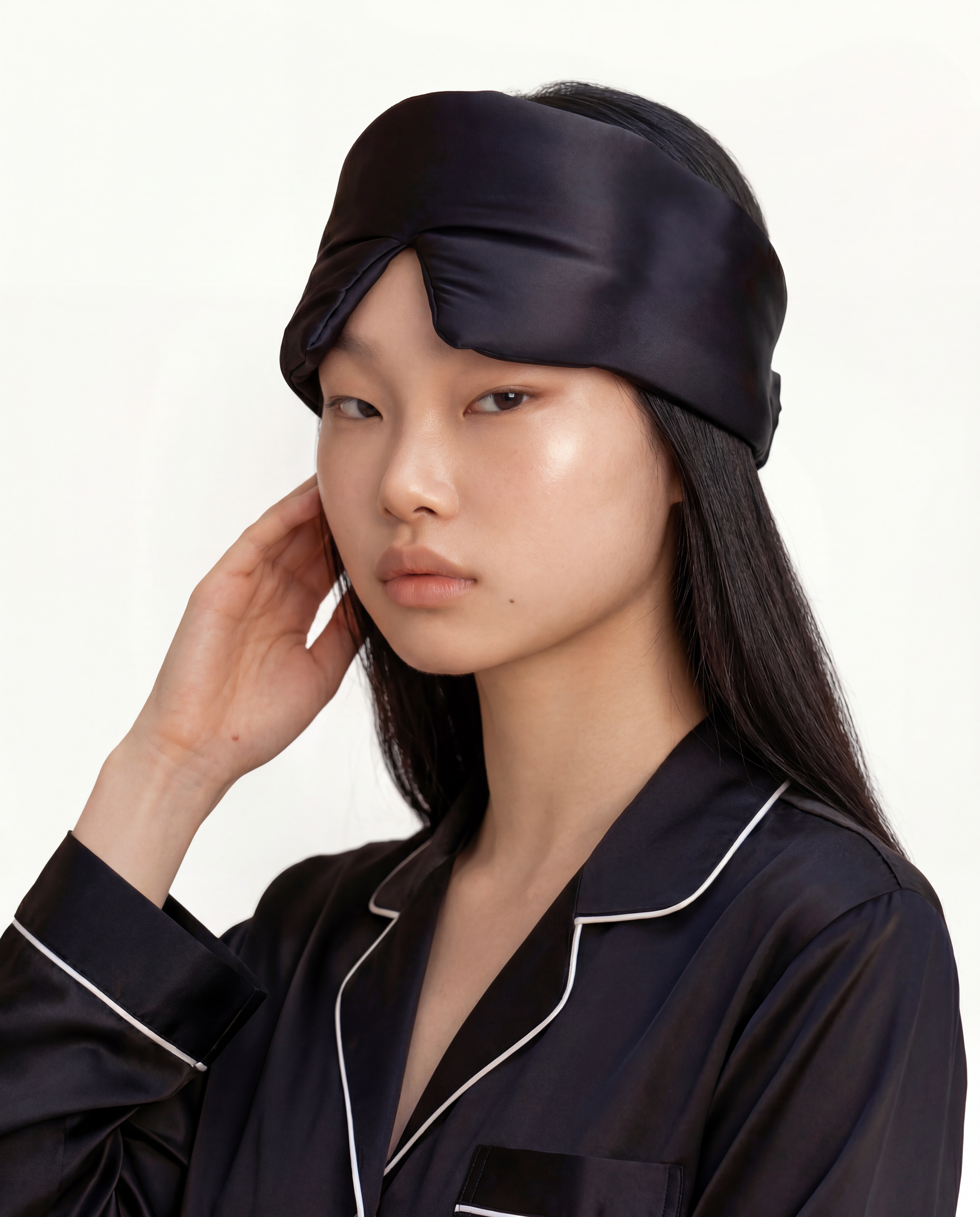 Black Silk Sleep Mask