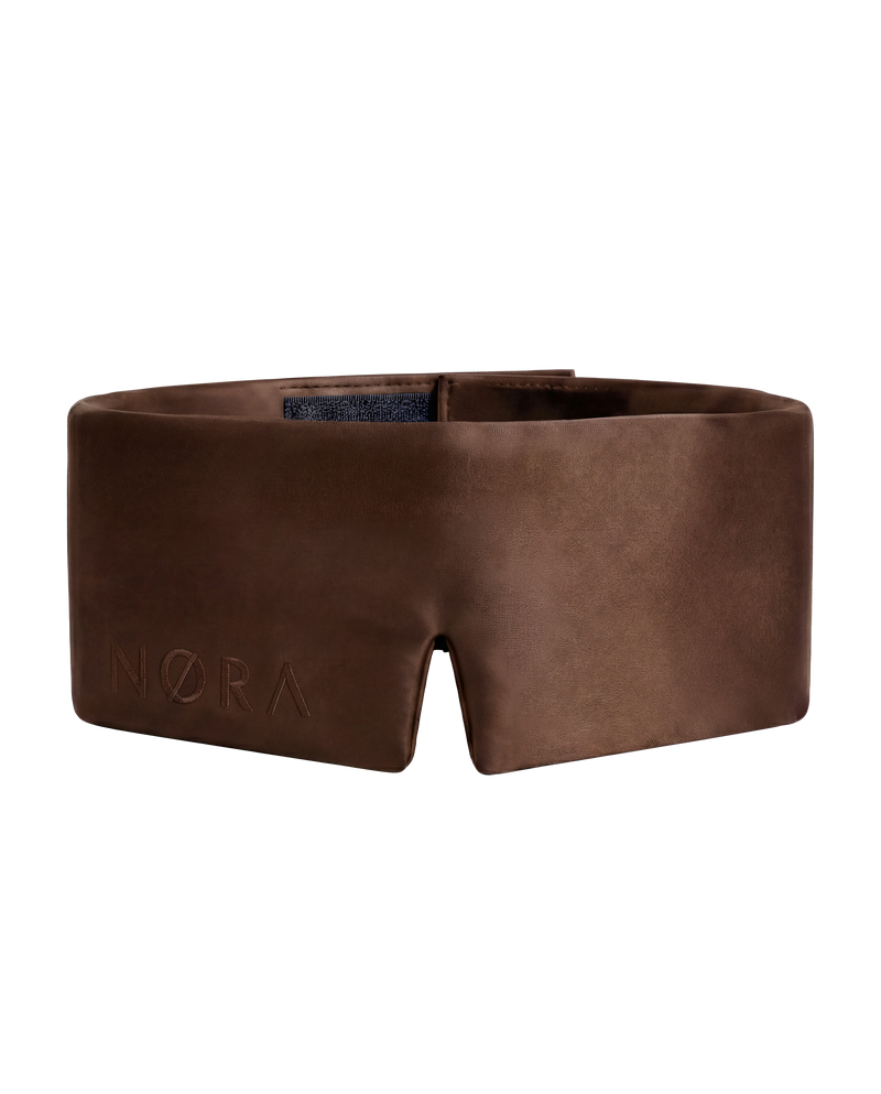 Brown Chocolate Silk Sleep Mask
