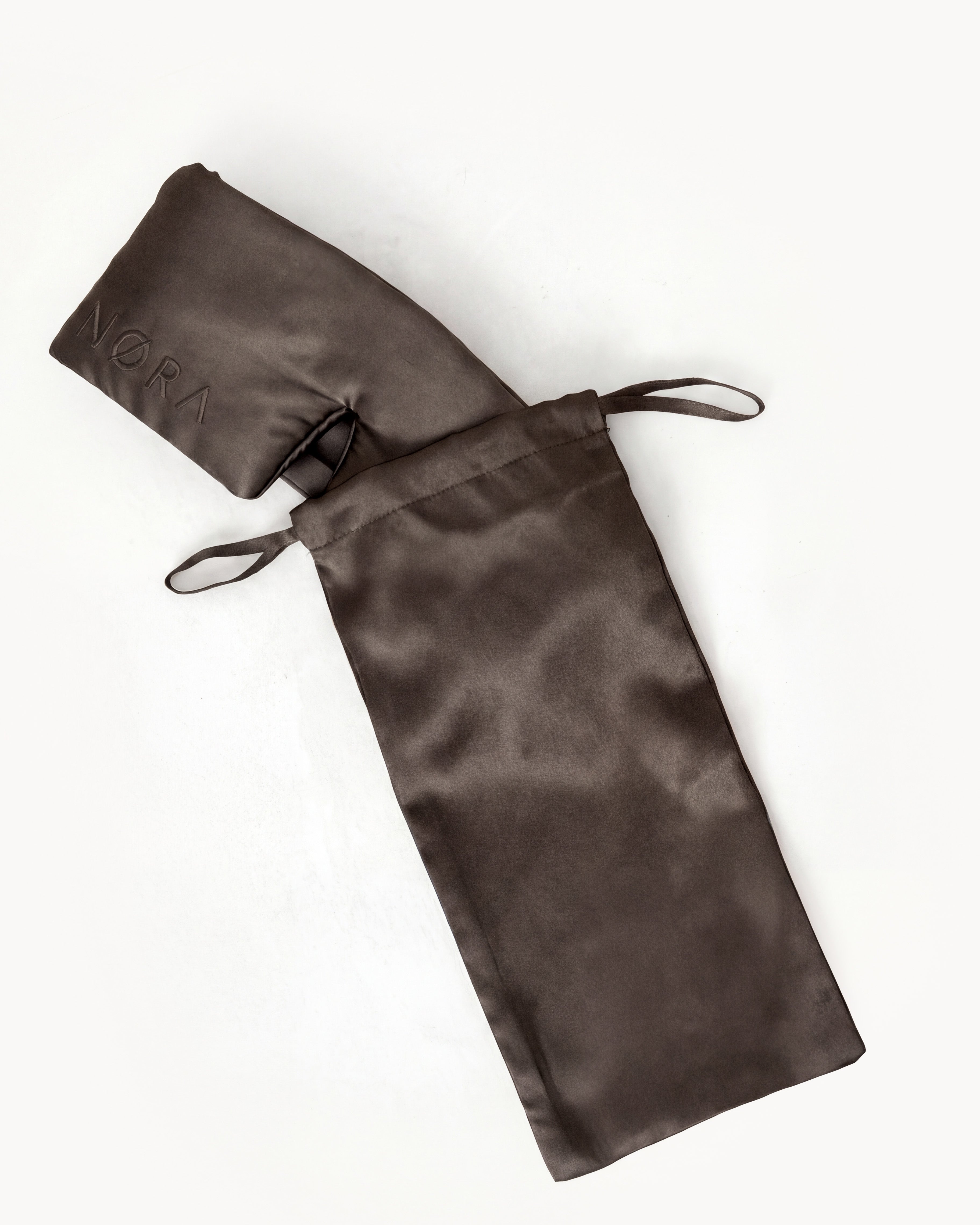 Dark Brown Silk Sleep Mask